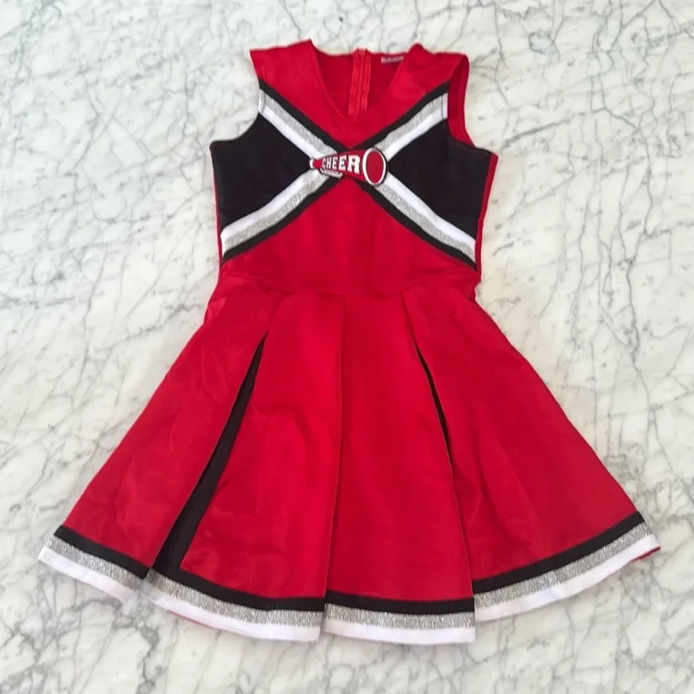 Red Cheerleader Costume Youth L Spirit Halloween